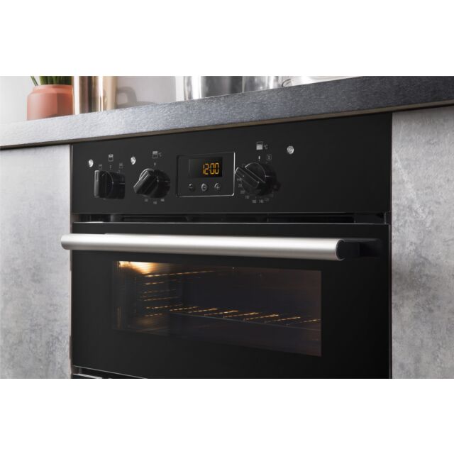 Hotpoint DU2540BL Enamel Interior, Double Multifunction Oven, Electric, B Energy