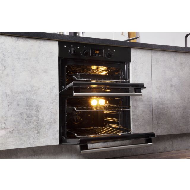 Hotpoint DU2540BL Enamel Interior, Double Multifunction Oven, Electric, B Energy