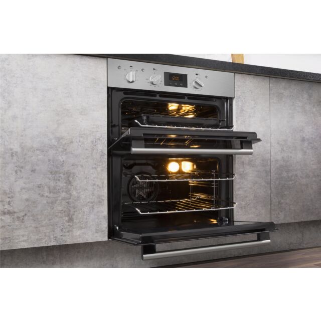 Hotpoint DU2540IX Enamel Interior, Double Multifunction Oven, Electric, B Energy