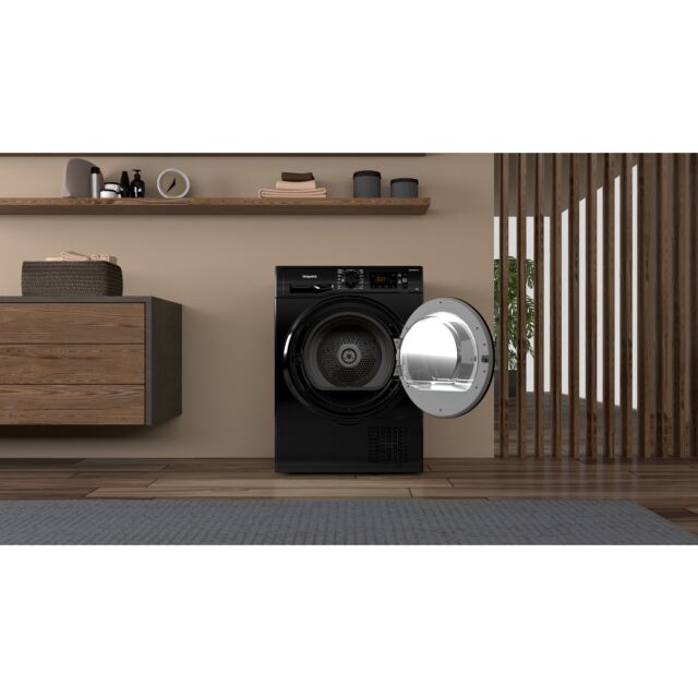 Hotpoint H3D81BUK Condenser Tumble Dryer, 8kg Capacity, B Energy