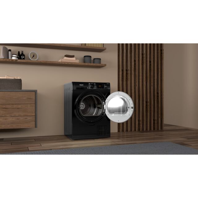 Hotpoint H3D81BUK Condenser Tumble Dryer, 8kg Capacity, B Energy