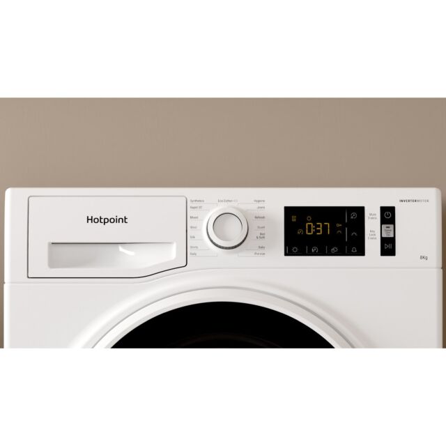 Hotpoint H3D81WBUK Condenser Tumble Dryer, 8kg Capacity, B Energy