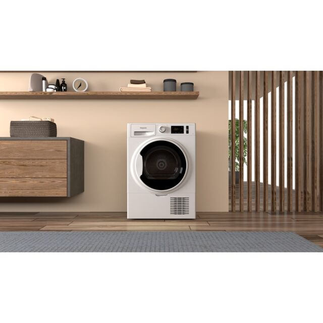 Hotpoint H3D81WBUK Condenser Tumble Dryer, 8kg Capacity, B Energy