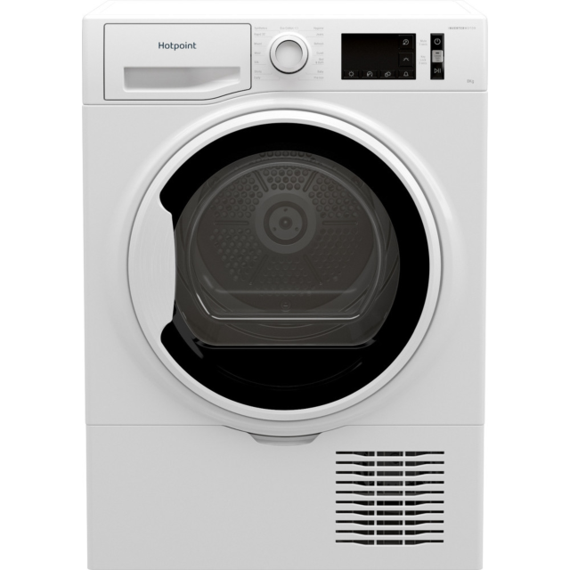 Hotpoint H3D81WBUK Condenser Tumble Dryer, 8kg Capacity, B Energy