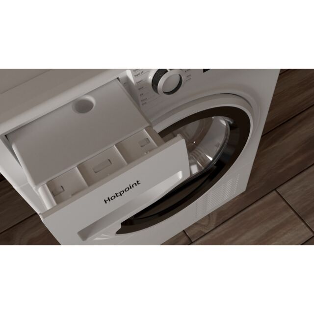 Hotpoint H3D91WBUK Condenser Tumble Dryer, 9kg Capacity, B Energy