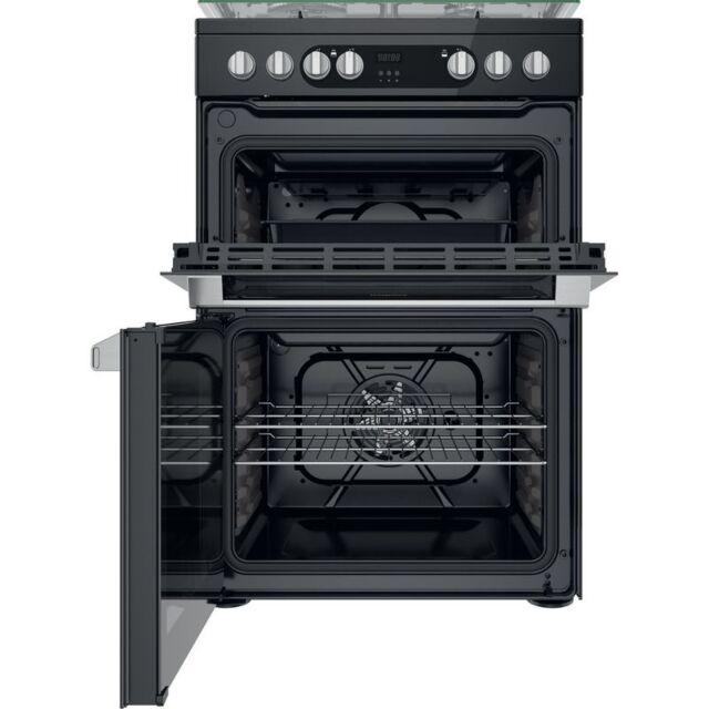 Hotpoint HDM67G9C2CSB Dual Fuel, Double Oven, 60cm, A Energy