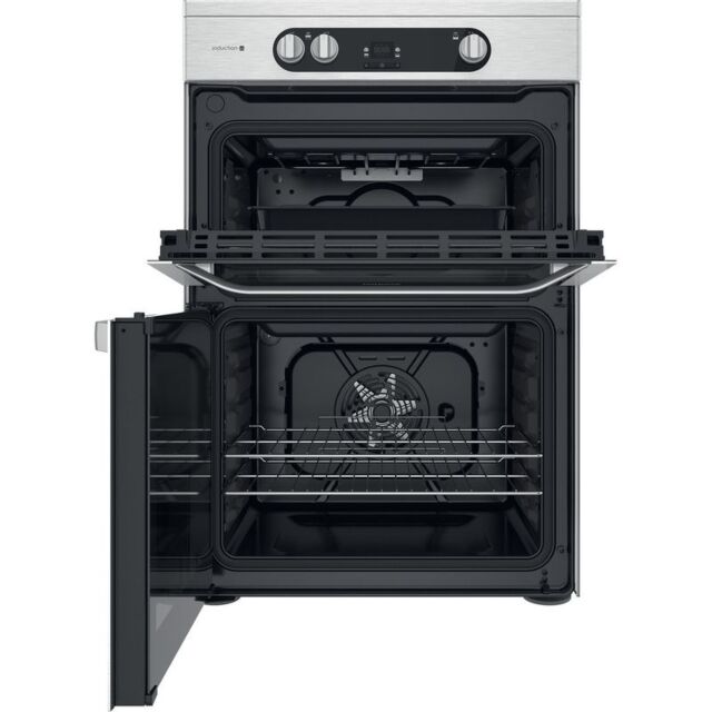 Hotpoint HDM67I9H2CX Electric induction, Double Oven, 60cm, A Energy