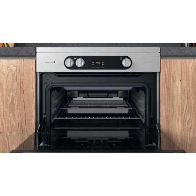 Hotpoint HDM67I9H2CX Electric induction, Double Oven, 60cm, A Energy