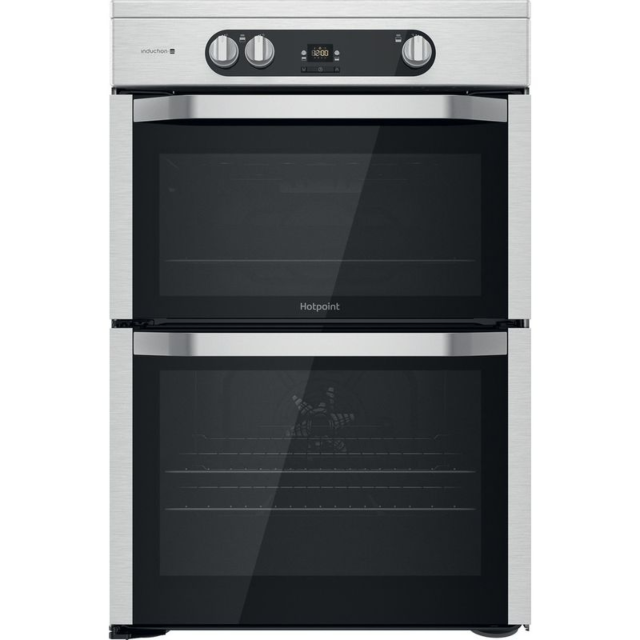 Hotpoint HDM67I9H2CX Electric induction, Double Oven, 60cm, A Energy
