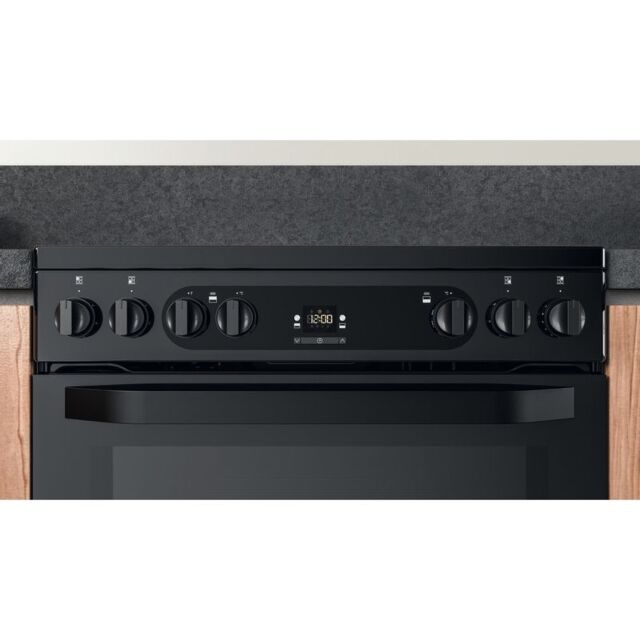Hotpoint HDM67V92HCB Electric Double Oven, 60cm, A Energy