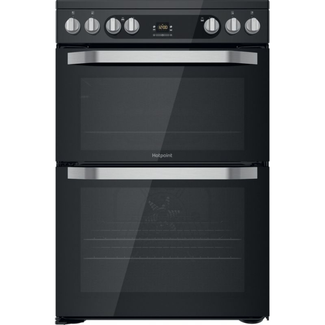 Hotpoint HDM67V9HCB Electric Double Oven, 60cm, A Energy