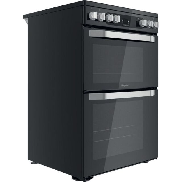 Hotpoint HDM67V9HCB Electric Double Oven, 60cm, A Energy