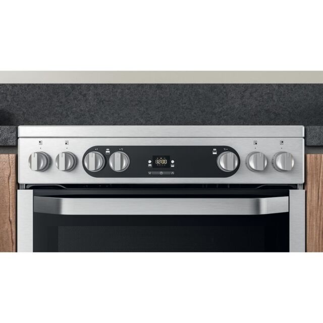 Hotpoint HDM67V9HCX Electric Double Oven, 60cm, A Energy