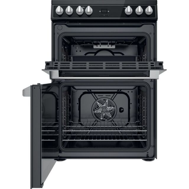 Hotpoint HDT67V9H2CB Electric Double Oven, 60cm, A Energy