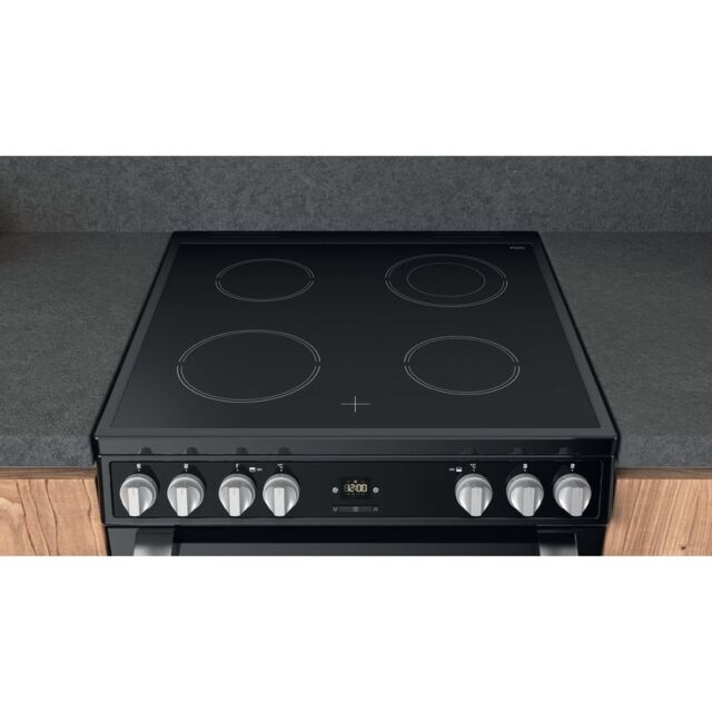 Hotpoint HDT67V9H2CB Electric Double Oven, 60cm, A Energy