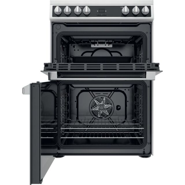 Hotpoint HDT67V9H2CW Electric Double Oven, 60cm, A Energy