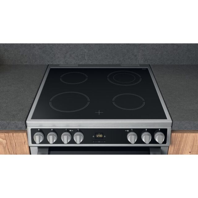 Hotpoint HDT67V9H2CX Electric Double Oven, 60cm, A Energy