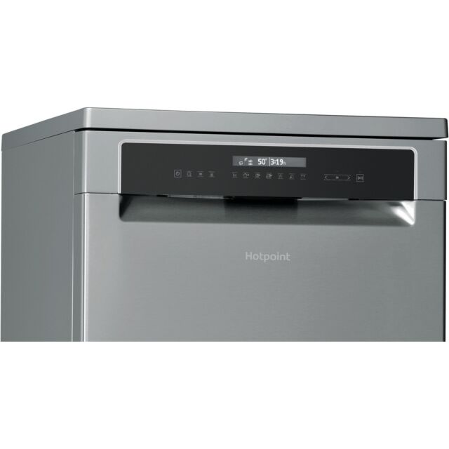 Hotpoint HFP5O41WLGXUK Freestanding Full Size Dishwasher, 14 Place Settings, C Energy