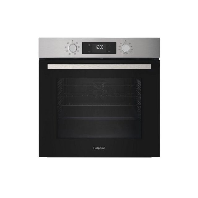 Hotpoint HOEU25CZXUK 59.5cm Built In Electric Single Oven - Stainless Steel