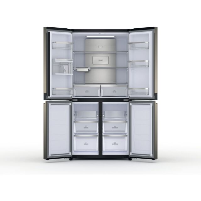 Hotpoint HQ9U1BL Food Centre American Style Fridge Freezer, 91cm, Frost Free, A+ Energy