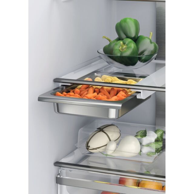 Hotpoint HQ9U1BL Food Centre American Style Fridge Freezer, 91cm, Frost Free, A+ Energy