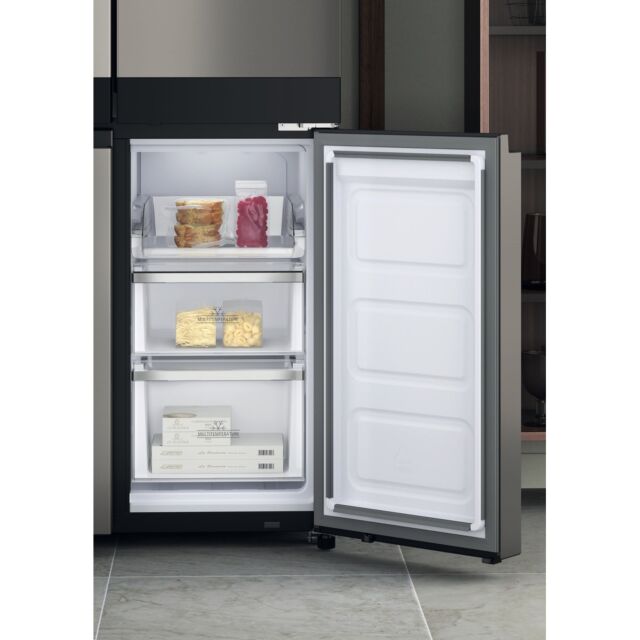 Hotpoint HQ9U1BL Food Centre American Style Fridge Freezer, 91cm, Frost Free, A+ Energy