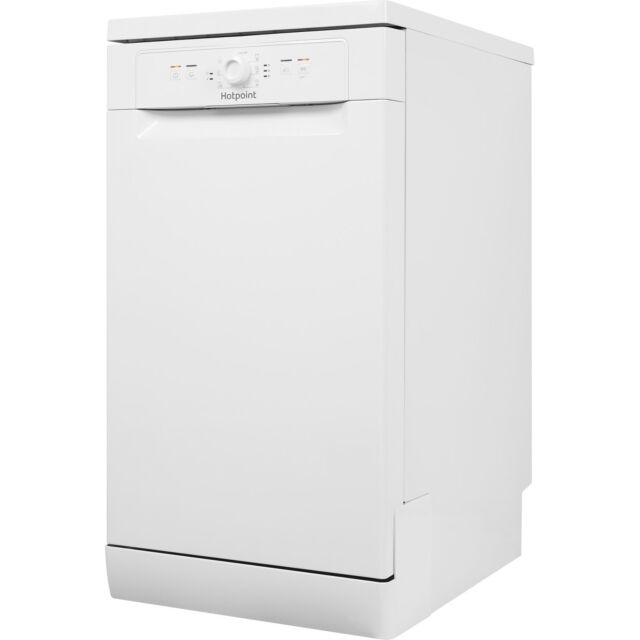 Hotpoint HSFE1B19UKN Freestanding Slimline Dishwasher 10 Place Settings,  F Energy
