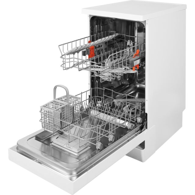 Hotpoint HSFE1B19UKN Freestanding Slimline Dishwasher 10 Place Settings,  F Energy