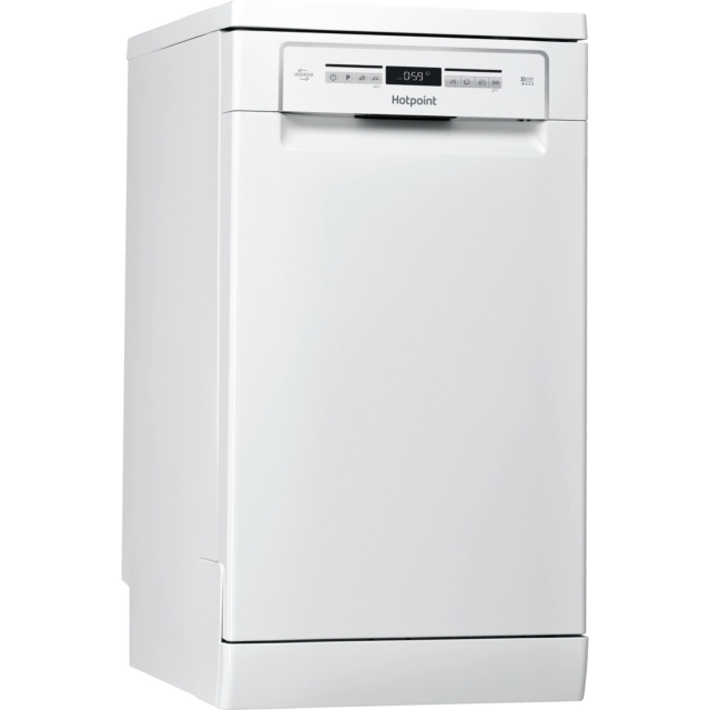 Hotpoint HSFO3T223WUKN Freestanding Slimline Dishwasher 10 place settings 