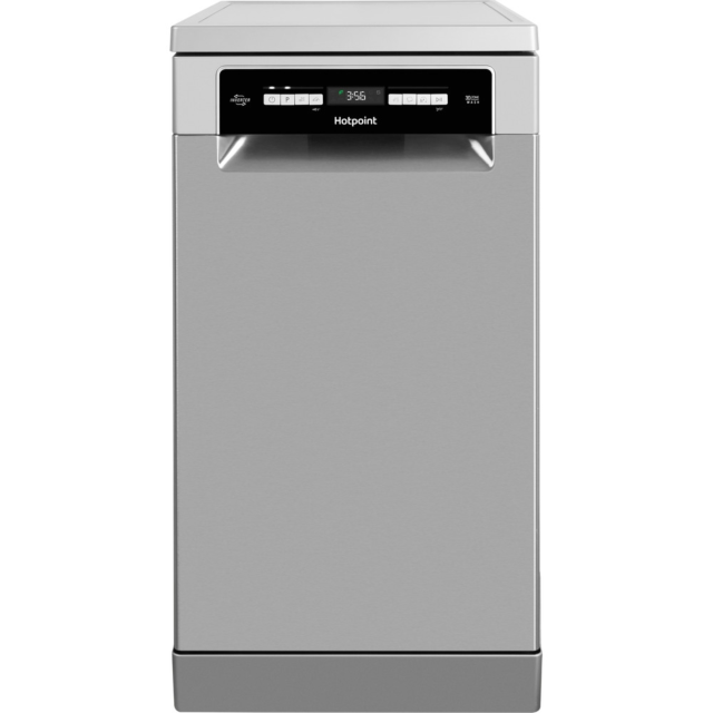 Hotpoint HSFO3T223WXUKN Freestanding Slimline Dishwasher 10 Place Settings, E Energy