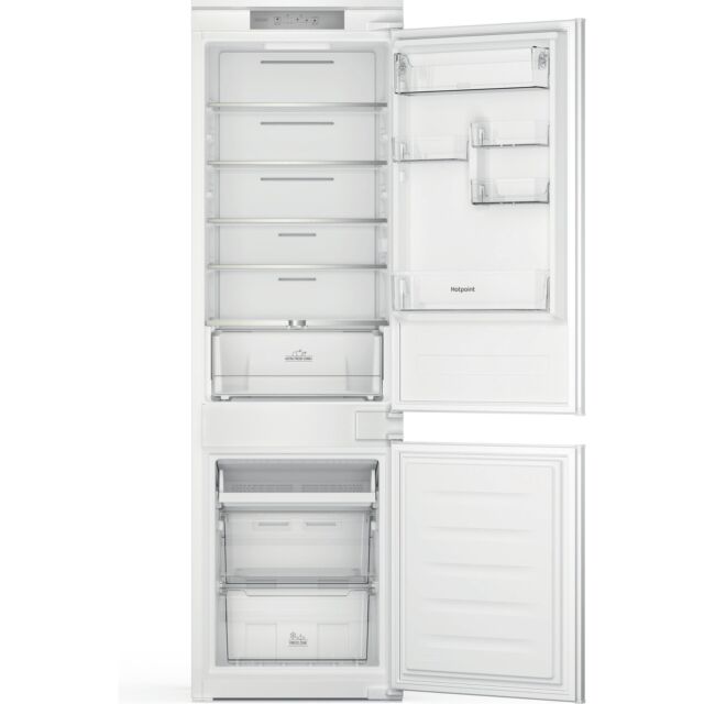 Hotpoint HTC18T311 Built In Fridge Freezer, 55cm, Frost Free, A++ Energy