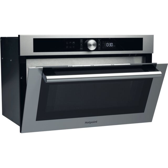 Hotpoint MD454IXH Built In Microwave with Grill, 1000W, 31L
