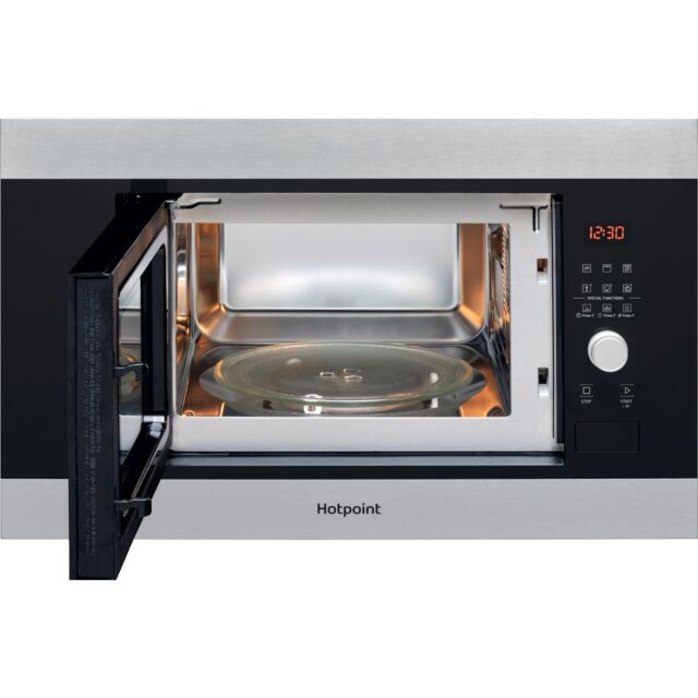 Hotpoint MF20GIXH Built In Microwave with Grill, 800W, 20L