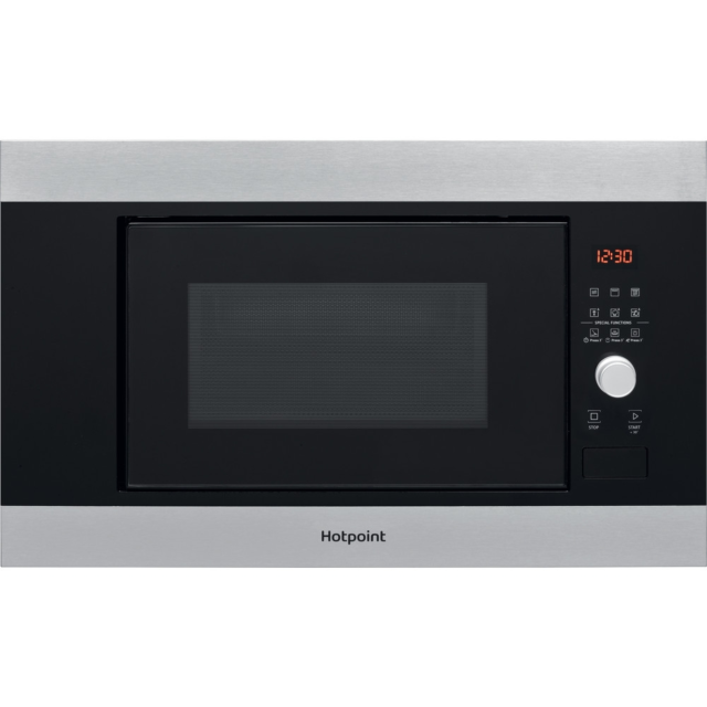 Hotpoint MF20GIXH Built In Microwave with Grill, 800W, 20L