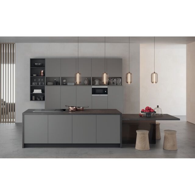 Hotpoint MF20GIXH Built In Microwave with Grill, 800W, 20L