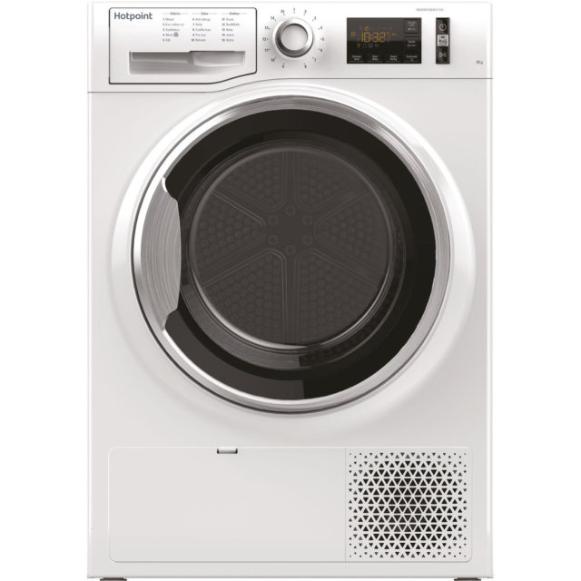 Hotpoint NTM1182XB Heat Pump Tumble Dryer, 8kg Capacity, A++ Energy