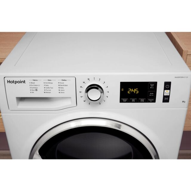 Hotpoint NTM1182XB Heat Pump Tumble Dryer, 8kg Capacity, A++ Energy