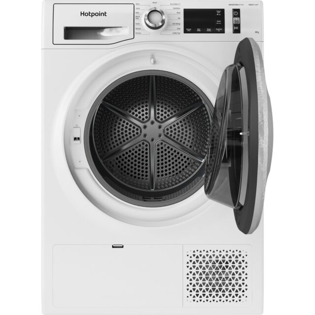Hotpoint NTM118X3XBUK Heat Pump Tumble Dryer, 8kg Capacity, A+++ Energy