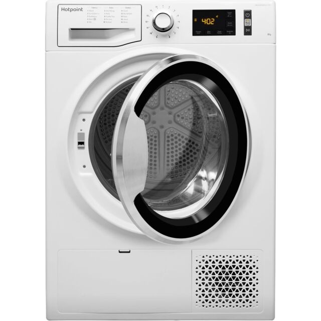 Hotpoint NTM1192SK Heat Pump Tumble Dryer, 9kg Capacity, A++ Energy