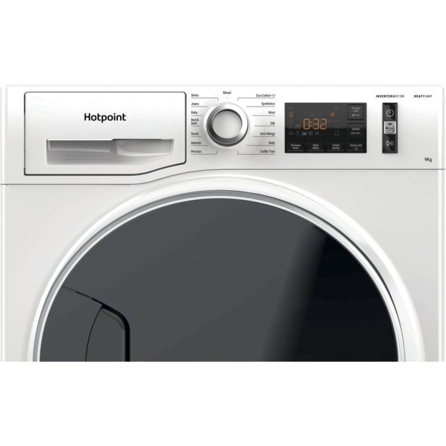 Hotpoint NTM119X3EUK Heat Pump Tumble Dryer, 9kg Capacity, A+++ Energy