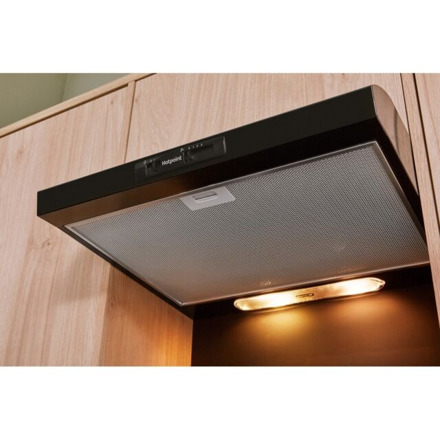 Hotpoint PSLMO65FLSK 60cm Conventional Hood Black