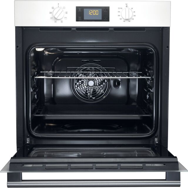Hotpoint SA2540HWH Enamel Interior, Single Multifunction Fan Oven, Electric, A Energy