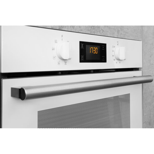 Hotpoint SA2540HWH Enamel Interior, Single Multifunction Fan Oven, Electric, A Energy