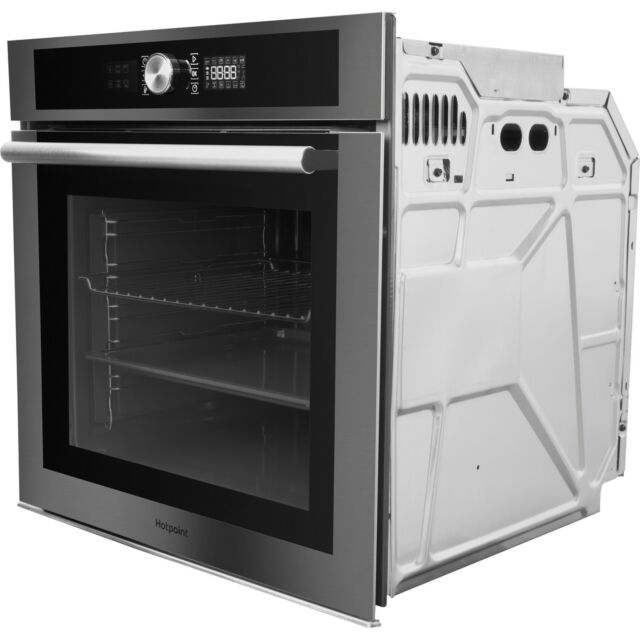 Hotpoint SI4854HIX Enamel Single Multifunction Oven, Electric