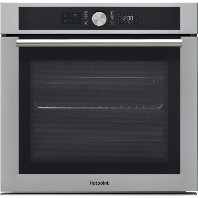 Hotpoint SI4854HIX Enamel Single Multifunction Oven, Electric