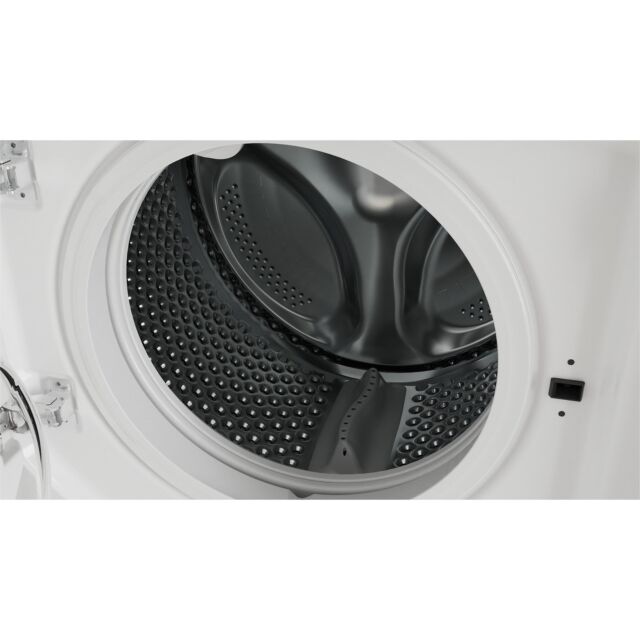 Indesit BIWDIL861284 Built In Washer Dryer, 8kg Wash, 6kg Dryer Capacity, 1200 Spin, D Energy