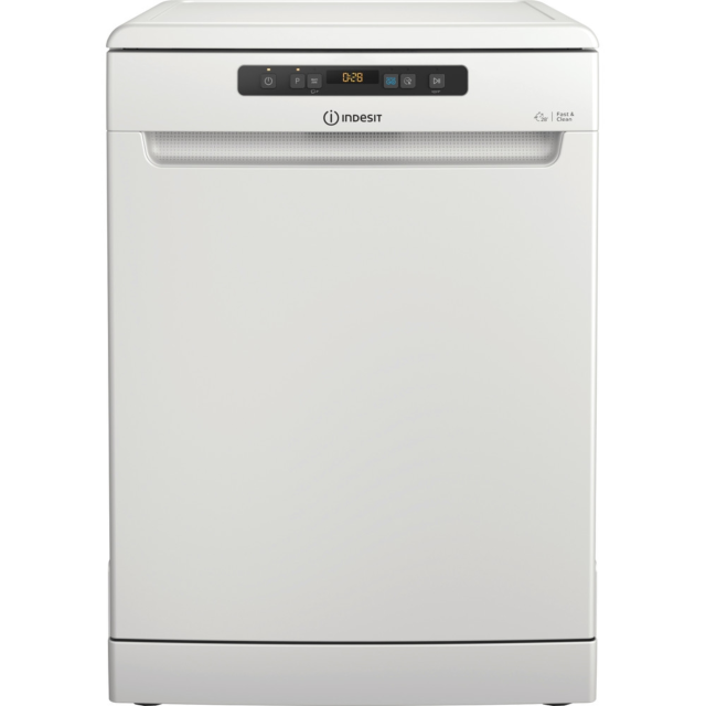 Indesit DFO3T133FUK Freestanding, Full Size Dishwasher, 14 Place Settings, D Energy