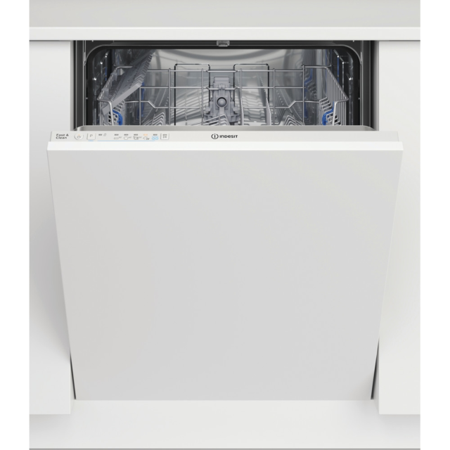 Indesit DIE2B19UK Built In Full Size Dishwasher, 13 Place Settings, F Energy