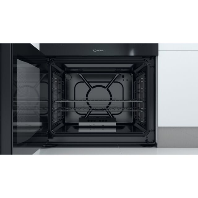 Indesit ID67G0MCXUK 60cm Gas Double Oven with Gas Hob