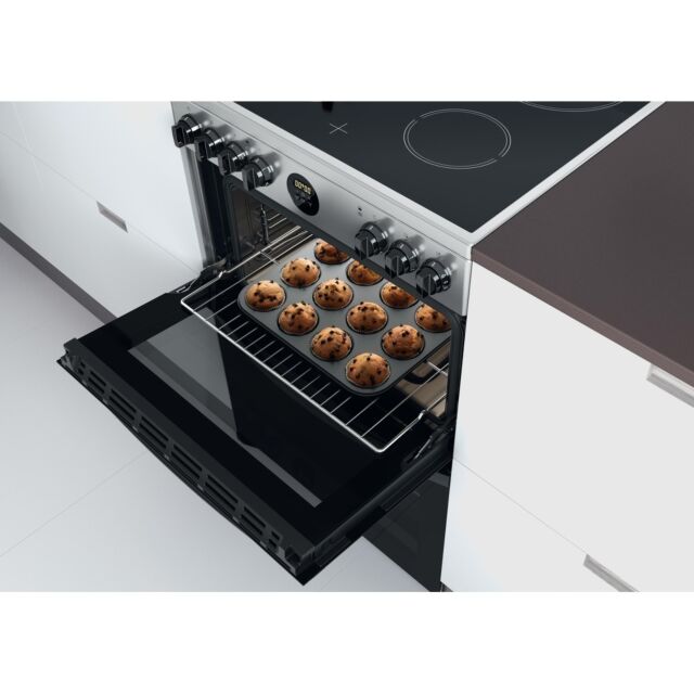 Indesit ID67V9HCXUK Catalytic, Electric Double Oven, 60cm, A Energy